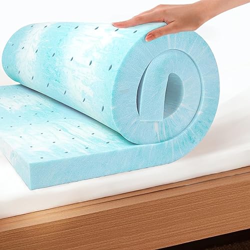 EGO Topper 3-inch gel memory foam mattress topper queen size