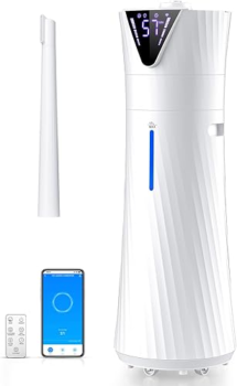 Large room cool mist humidifier for bedroom sleep environment