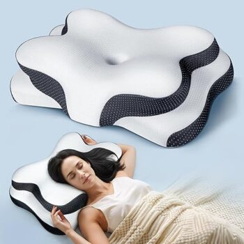 Osteo cervical contour pillow with memory foam for neck pain relief