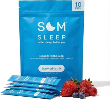Som Sleep calm nighttime powder drink mix with melatonin and magnesium
