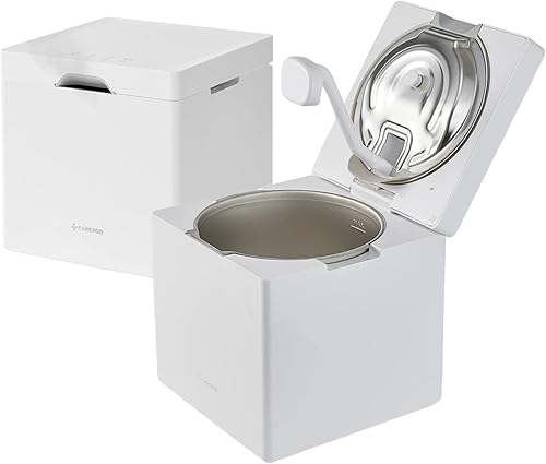 Carepod Cube Plus X50V stainless steel humidifier in white