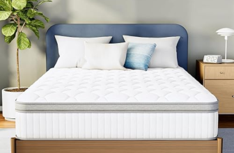 Neo Sleep 10 inch queen hybrid mattress in a box