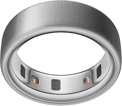 Oura Ring Gen 3 smart ring sleep tracker in silver