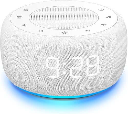 Buffbee sunrise alarm clock in white