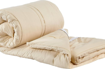 Sleep and Beyond Organic Merino Wool Mattress Topper queen size ivory