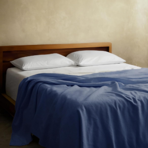 Organic Cotton Honeycomb Blanket by Sleep and Beyond: A Four Season Layer Worth Keeping