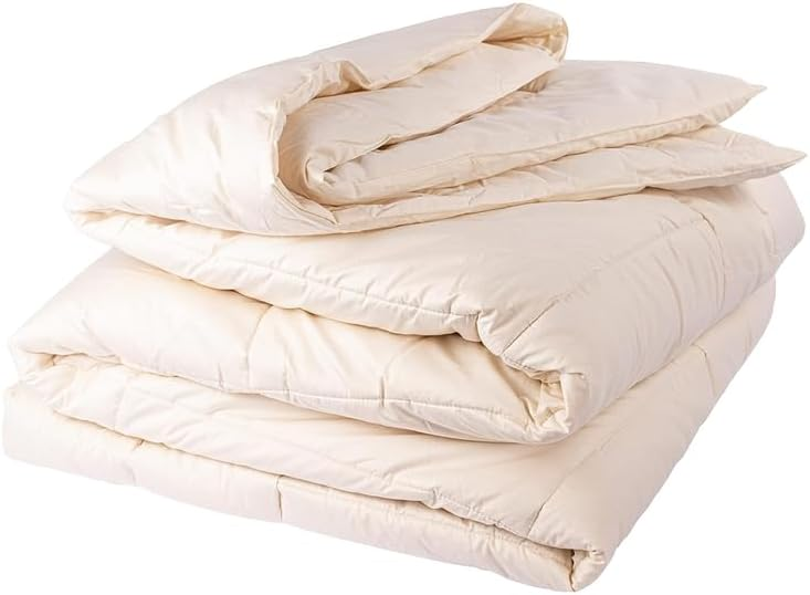 Sleep and Beyond myMerino Comforter Light organic wool comforter in white