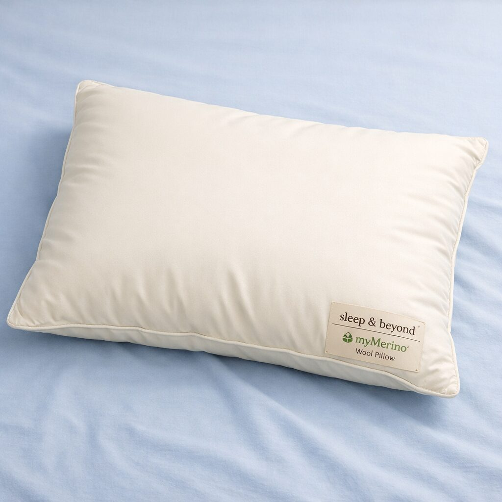 Sleep and Beyond myMerino organic wool pillow
