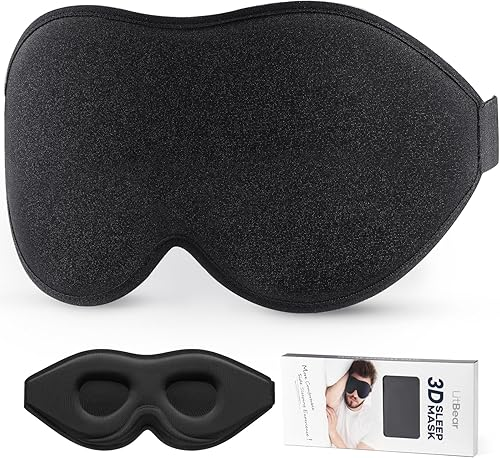 LitBear Sleep Mask for Side Sleepers