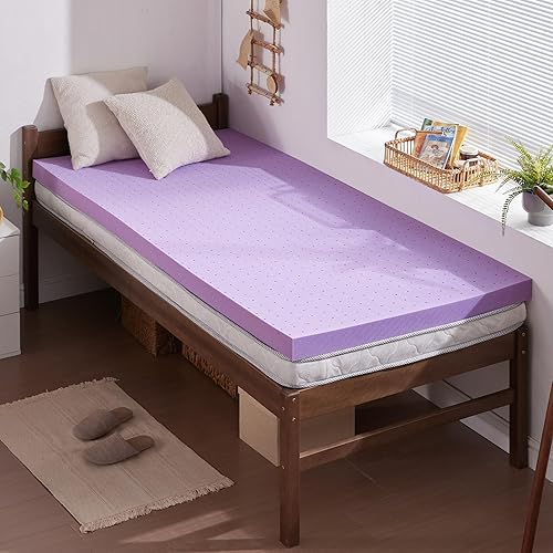 SINWEEK 2 Inch Gel Memory Foam Mattress Topper