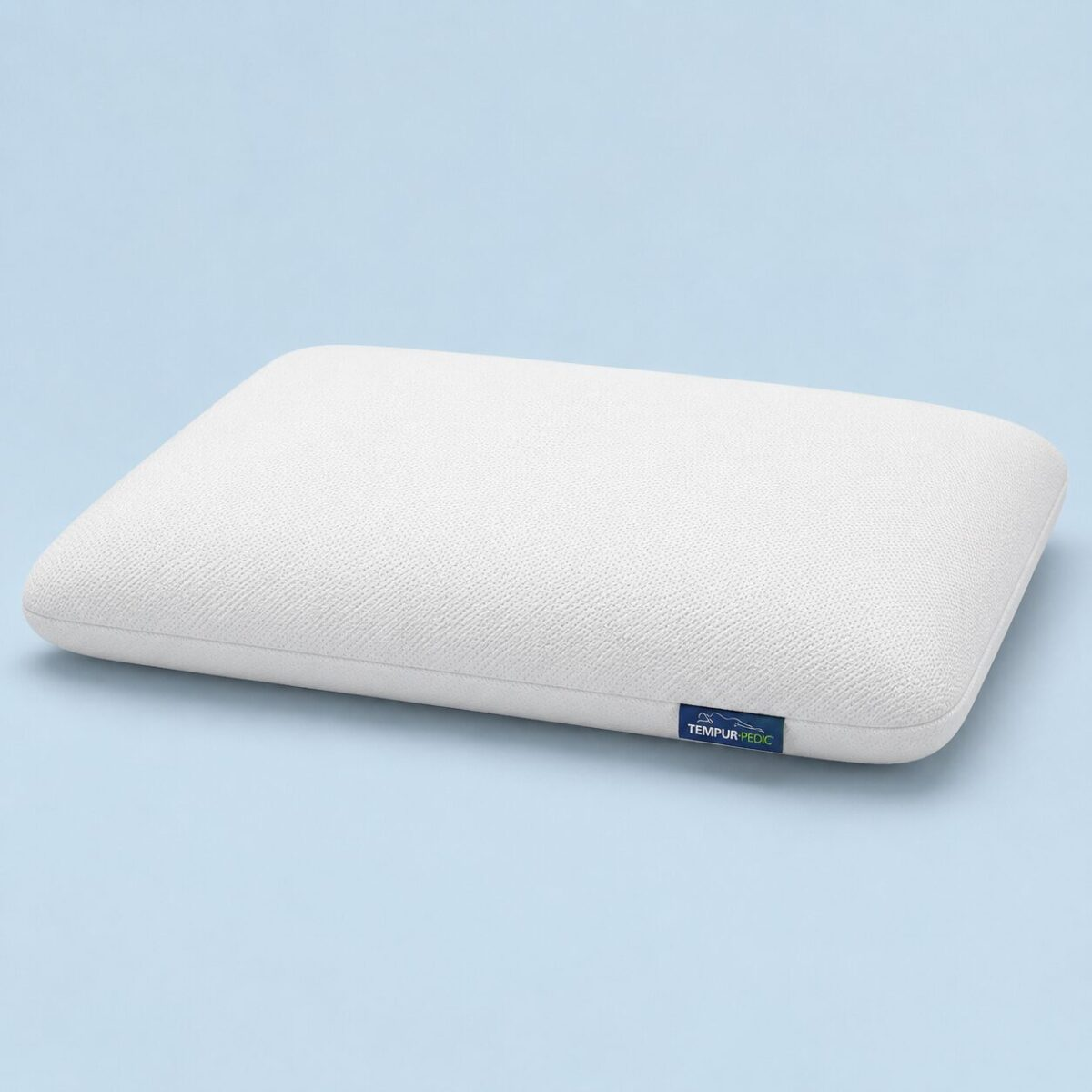 Tempur-Pedic TEMPUR-Cloud Pillow on soft blue background