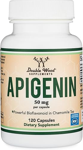 Apigenin 50mg capsules bottle