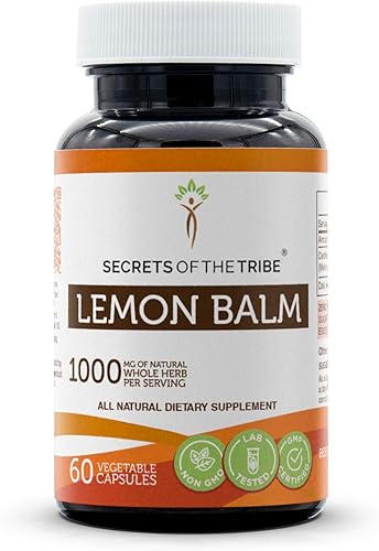 Secrets of the Tribe lemon balm capsules