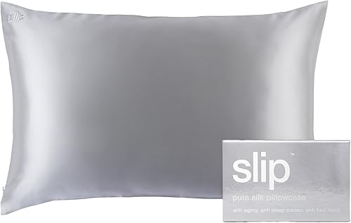 Slip pure silk queen pillowcase in white