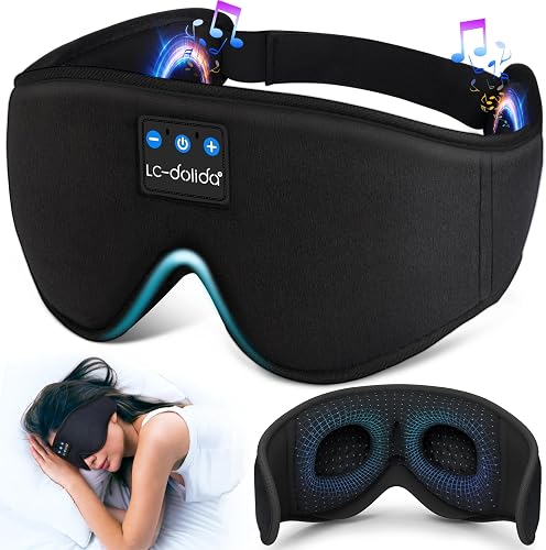 LC-dolida 3D sleep mask with built-in Bluetooth headphones