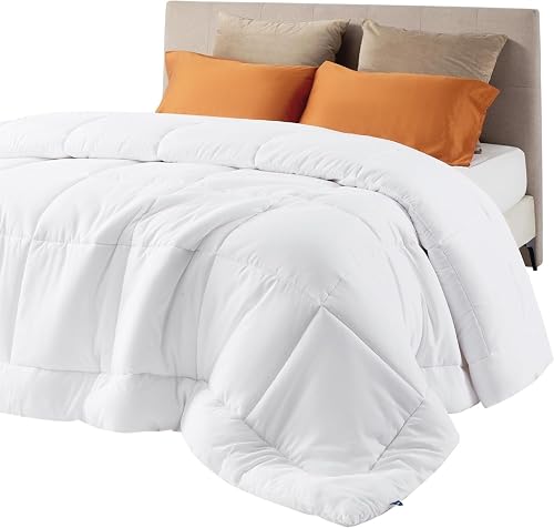 Bedsure quilted comforter duvet insert in white