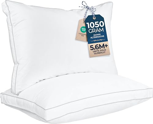 Utopia Bedding gusseted pillows two pack