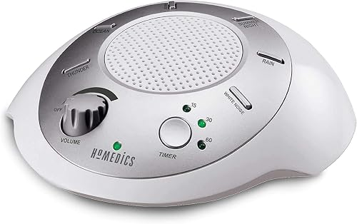 HoMedics SoundSleep white noise sound machine in silver